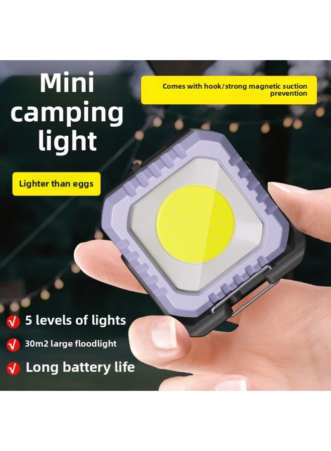 Loquat Multi-function Portable Lamp Digital Display Led Magnet Adsorption Usb Charging Work Light Hanging Camping Light-Color:G1 - Image 3