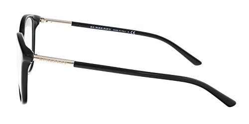 BURBERRY BE 2172 3001 Black Plastic Round Eyeglasses 52mm - Image 3
