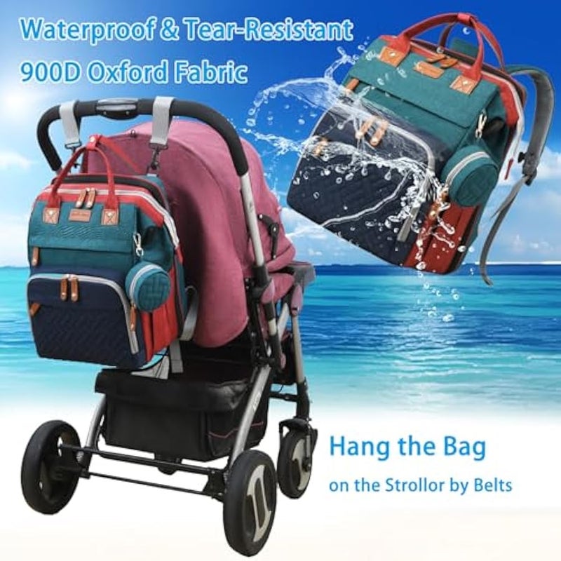 MIXDE Diaper Bag with Changing Station, Diaper Bag Backpack - Image 4