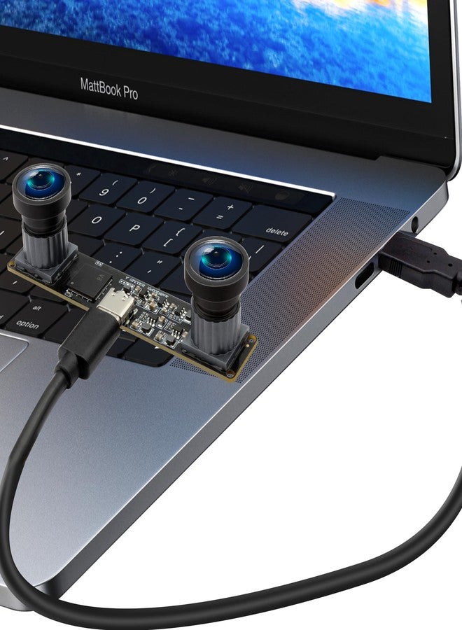 ELP 1200P 60fps Binocular USB Camera Module for Computer Wide Angle 4MP Dual Lens Lightburn Camera Synchronization PC Camera High Speed Web Camera for Laptop Mini USB2.0 Embedded USB Security Camera - Image 5