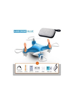Generic Mini Drone Quadcopter Remote Control Airplane High Fall Resistance Boy Toy Birthday Gift Blue  - Image 5