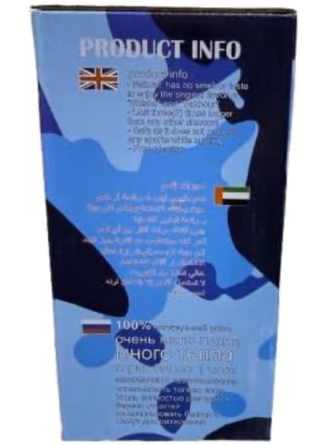 AL QAED Harbour Delights - Coco Qaed Natural Coconut Charcoal - 1 KG (72 Pcs) - Blue Edition - Image 2