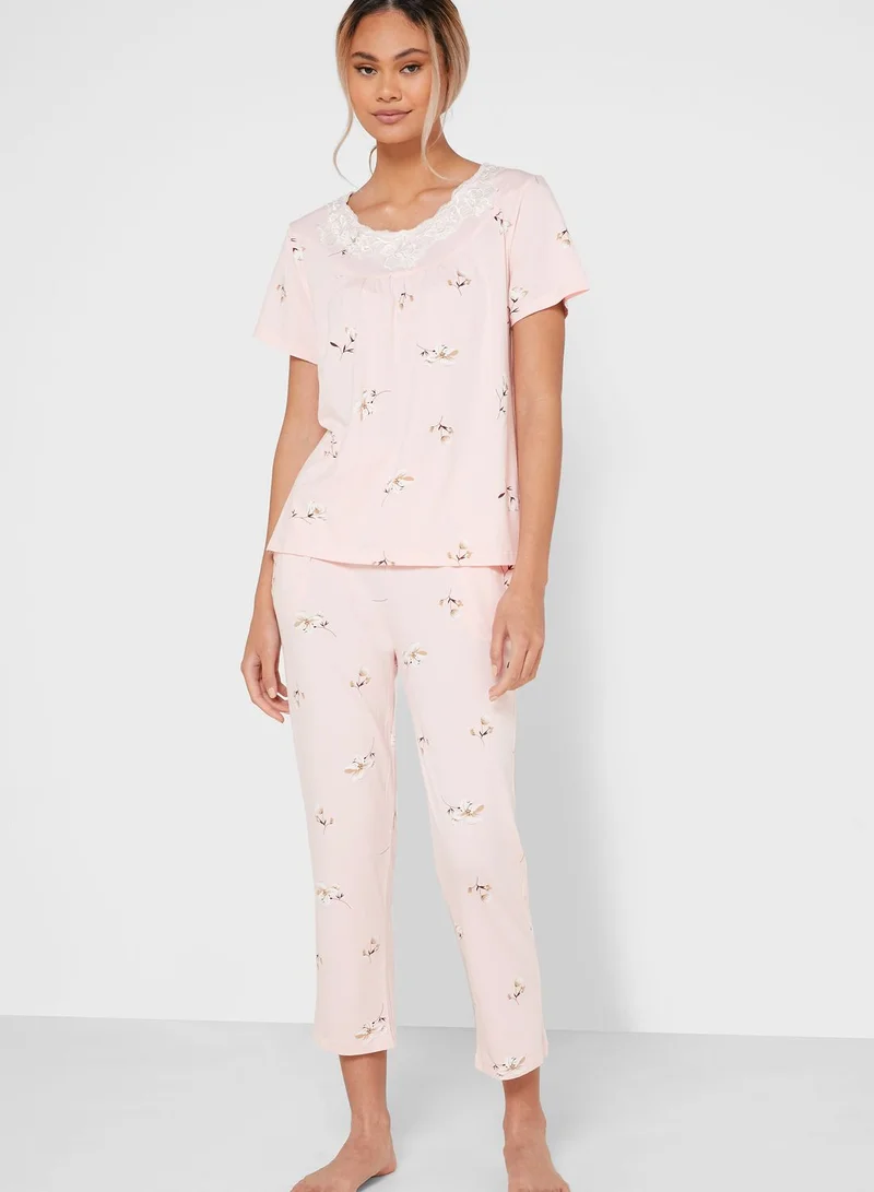 Ginger Printed Pyjama Set