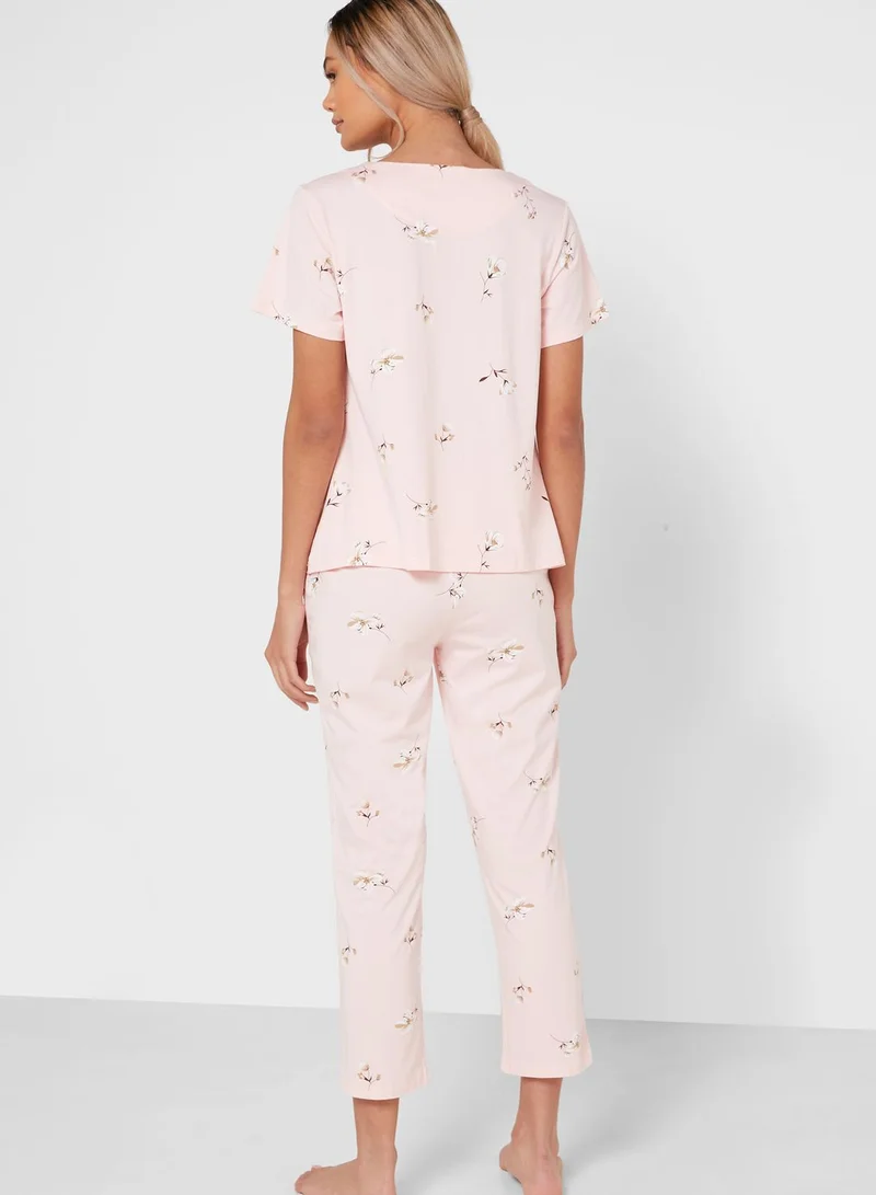 Ginger Printed Pyjama Set