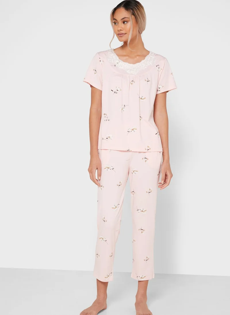 Ginger Printed Pyjama Set