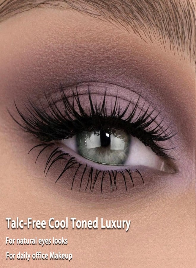 Afflano All Matte Eyeshadow Palette for Brown Eyes, Highly Pigmented Taupe Grey Nude Neutral Eyeshadow Palette Smoky Goth, Blendable Cool Toned Matte Eye Shadow for Older Women Everyday Natural Makeup - Image 2