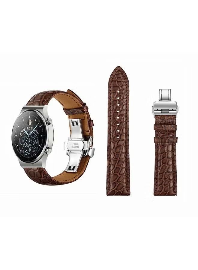 IAF Genuine Alligator Leather Replacement Band Watch GT2 Pro