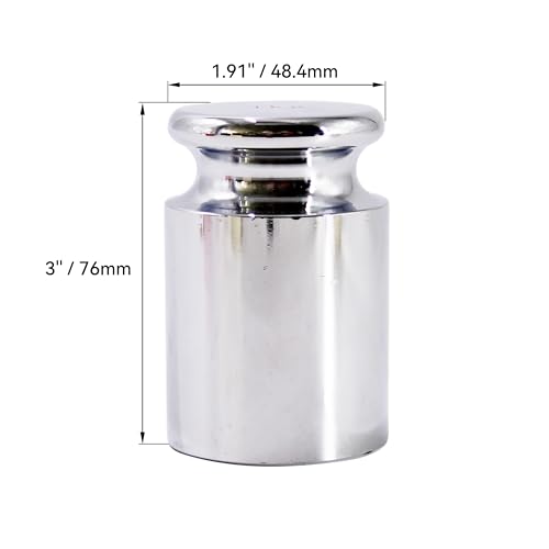 HFS(R) Calibration Weight 1000 Gram M2 Class Chrome Scale Balance Calibration Weight for Digital Scale, Pocket Scale 1KG - Image 3