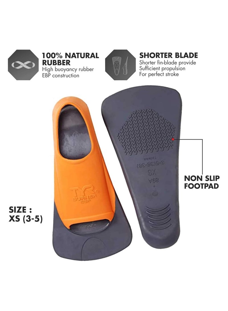 TYR - Swimming EBP Burner Fin Orange Size XS - LFBP-XS - Image 2