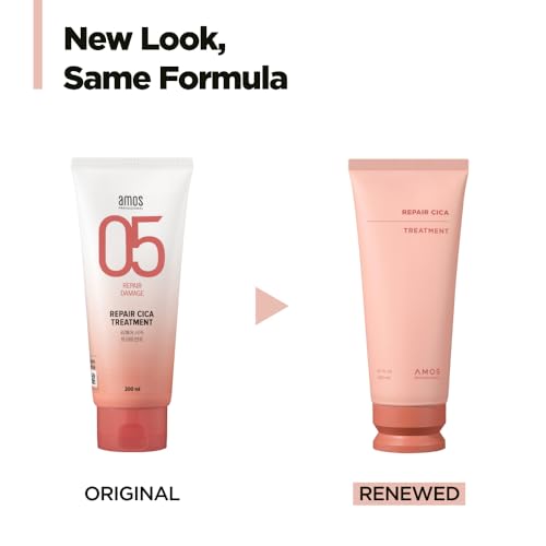 AMOS PROFESSIONAL Repair Cica Hair Mask l Repairs, Strengthens, & Nourishes for Split Ends & Breakage, Reverse Hair Damage from Bleach, Color, Chemical Services, 6.7 fl. oz. - Image 2