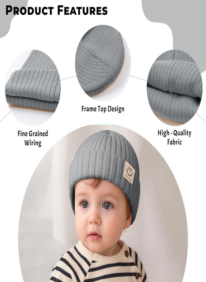 BEMBIKA Baby Cotton Cap with Safety and Comfort Baby Turban-(Grey) - Image 3