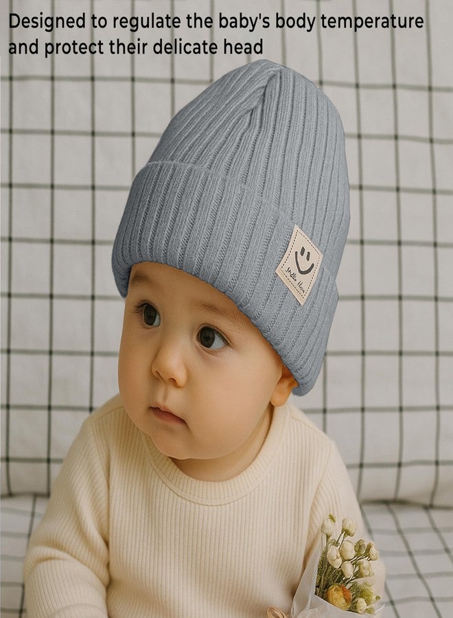 BEMBIKA Baby Cotton Cap with Safety and Comfort Baby Turban-(Grey) - Image 5