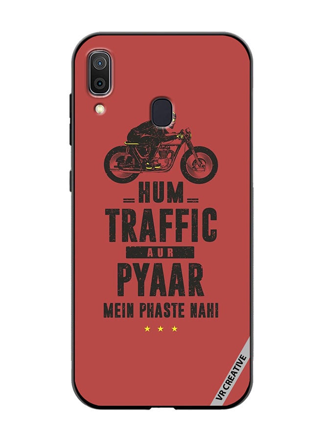 VR CREATIVE Protective Case Cover For Samsung Galaxy A30 Traffic Aur Pyaar Design Multicolour - Image 1