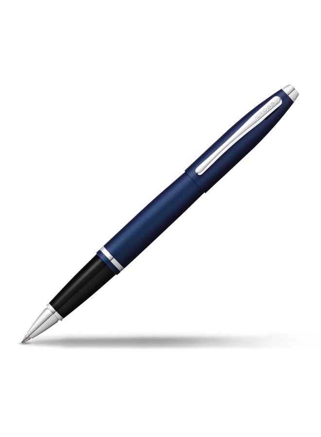 Cross Unisex Midnight Metallic Roller Ball Pen (Blue_Free Size) - Image 1