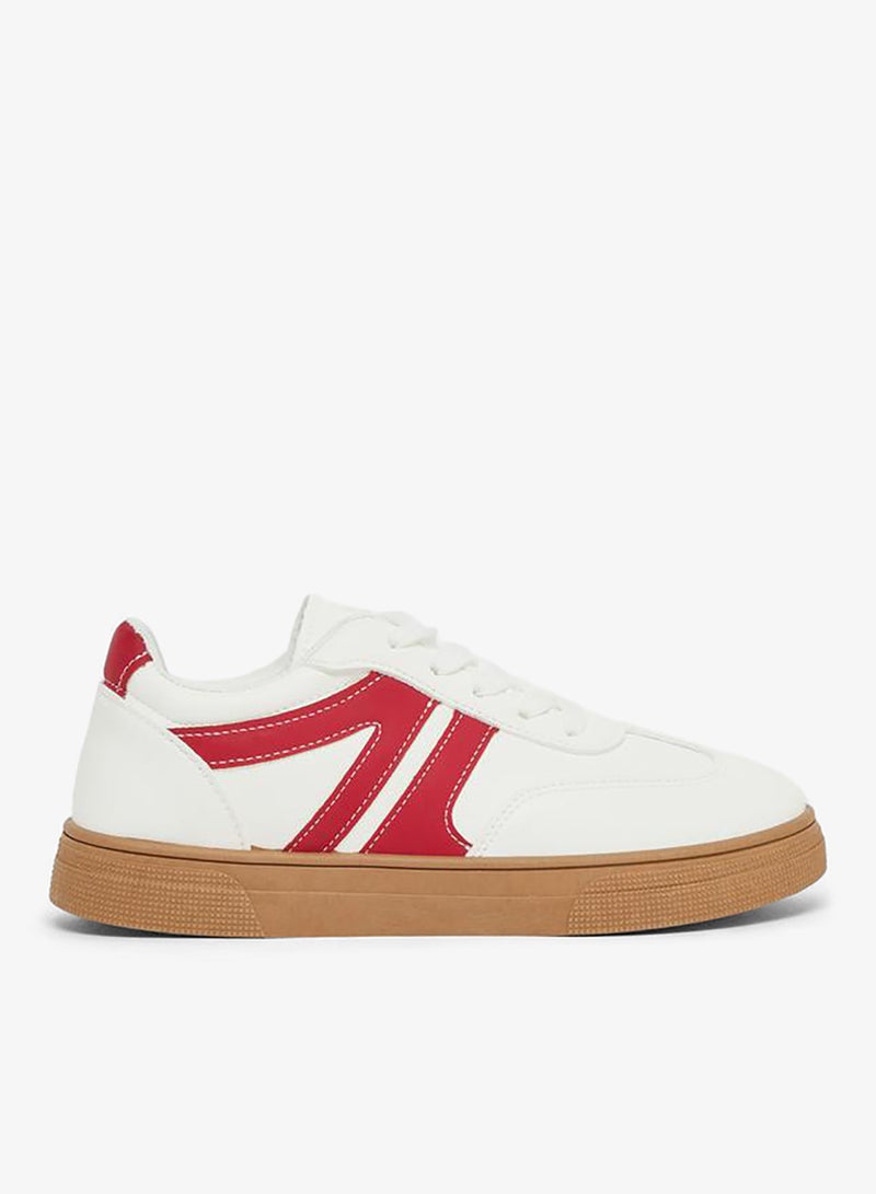 ستايلي اكتيف سنيكرز برباط ودائرة بحواف متباينة - Image 1