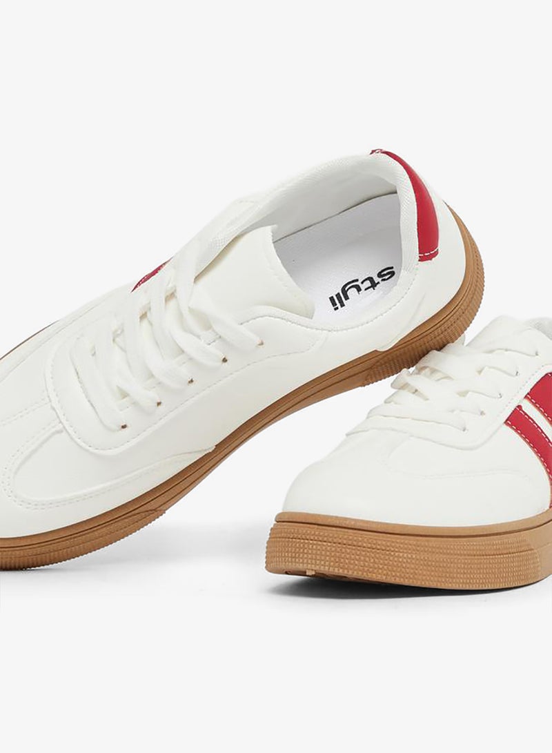 ستايلي اكتيف سنيكرز برباط ودائرة بحواف متباينة - Image 3