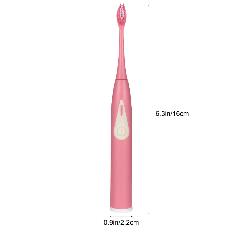 Pink Sonic Electric Toothbrush For Adults Portable Vibrating With Intelligent Cleaning - Image 3