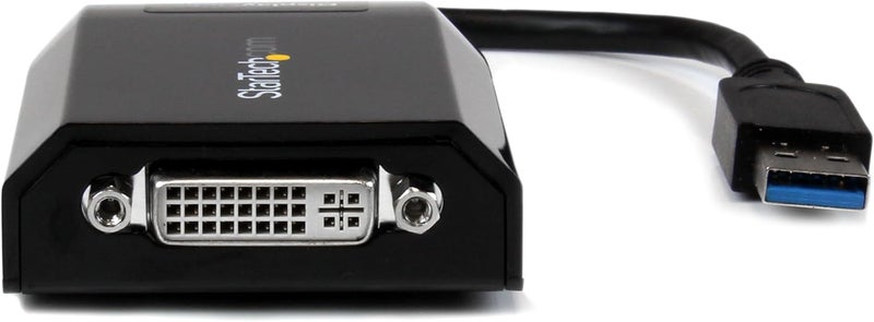 Star Tech .com USB 3.0 to DVI / VGA Adapter - 2048x1152 - External Video & Graphics Card - Dual Monitor Display Adapter Cable - Supports Mac & Windows (USB32DVIPRO) - Image 3