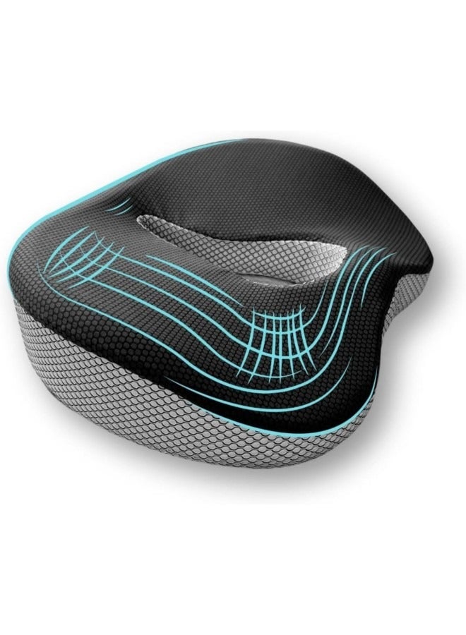 GGEROU Memory Foam Car Seat Cushion,Seat Cushions for Office Chairs,Office Chair Cushion,Ergonomic Donut Pillow for Desk, Car and Gaming, Back Pain Relief and Support 40 * 38 * 10cm - Image 1