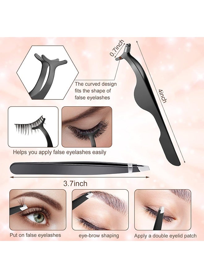 مجموعة أدوات تجعيد الرموش مكونة من 9 قطعة، أدوات رموش مع وسادة بديلة من السيليكون، أدوات مكياج للرموش والحواجب - Image 3