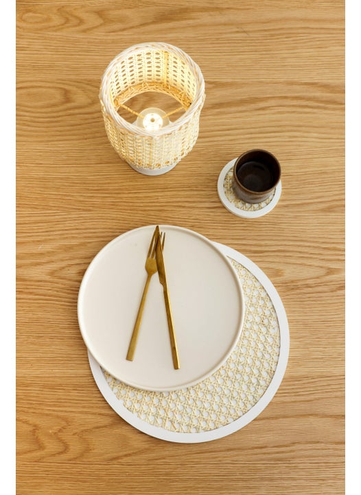 Rattan Hazeran Underlay White Model (Natural Hazeran)