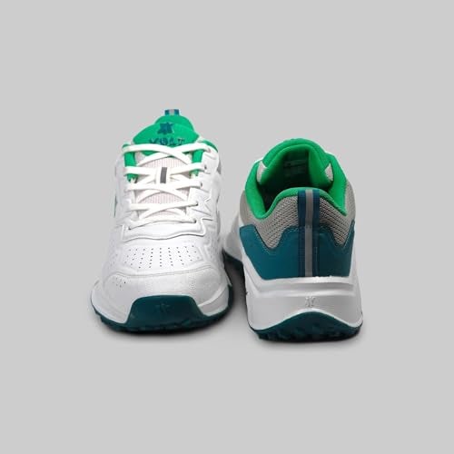 VOLT Cricket Shoes for Men & Boys Sports Shoes for Lightweight, Ergonomic Fit Sports Shoes Match Shoes for Practise (Teal Green, UK Footwear Size System, Adult, Men, Numeric, Medium, 9) - Image 5