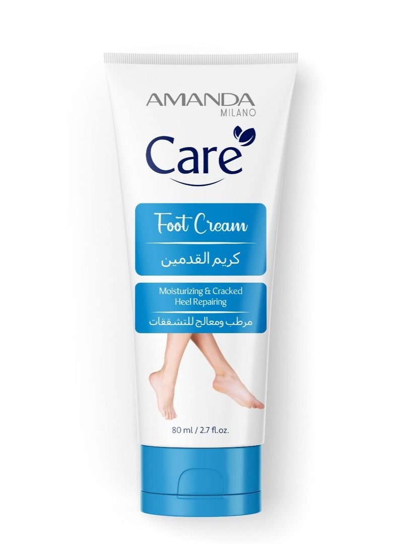 Amanda Milano Moisturizing cream for cracked feet, 80 ml 