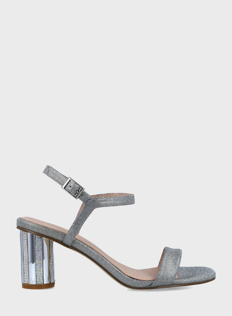 MENBUR Ankle Strap Heel Sandals - Image 1