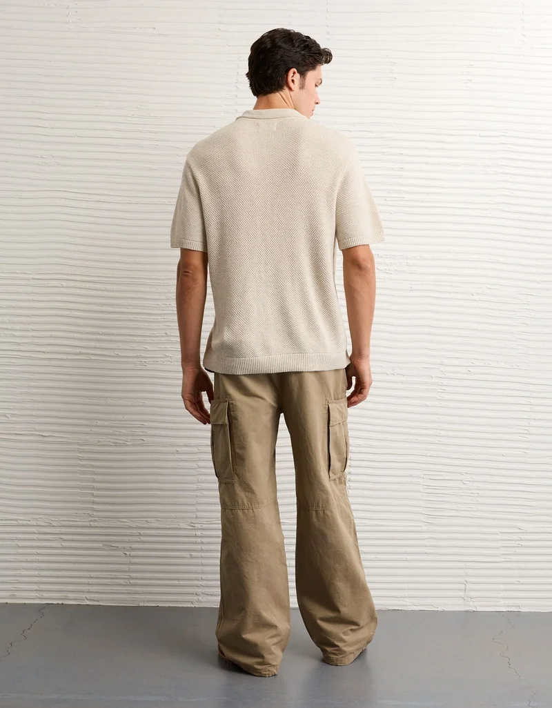 امريكان ايجل كنزة بياقة بولو من نسيج بيكيه