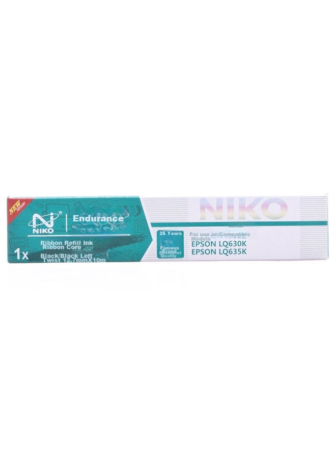 Niko N Lq630kii Black Ribbon Core Compatible With Epson Lq630k Lq615 Lq635k Lq730k Lq735k 80kf Printer - Image 2