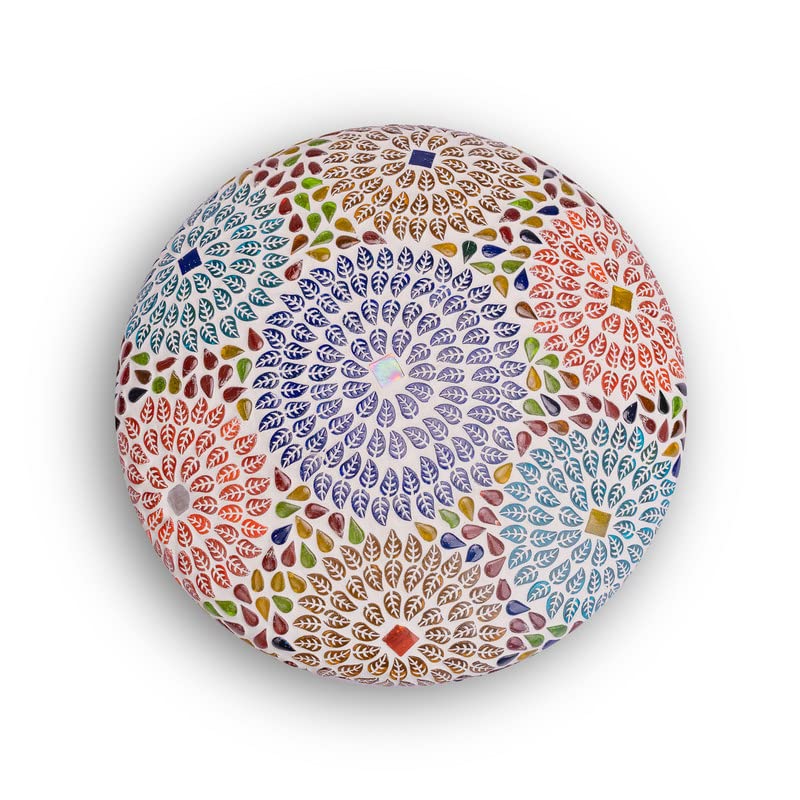 Earthenmetal Multicloured Handcrafted Glass Mosaic Ceiling Light- Home Decor - Image 3