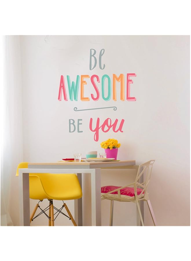 Raxoom BPA Wall Decor - Inspirational Quote. Peel and Stick Wall Decals - Easy to Remove Vinyl Quote - Be Bright, Be Happy, BeYouTiful, Be Awesome, Be You, Be Bold - Image 2