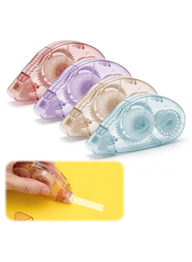 4 Pack Tape Roller for Crafting, Glue Roller Tape, Double Sided Sticky Tape Dispenser Roller - Image 4