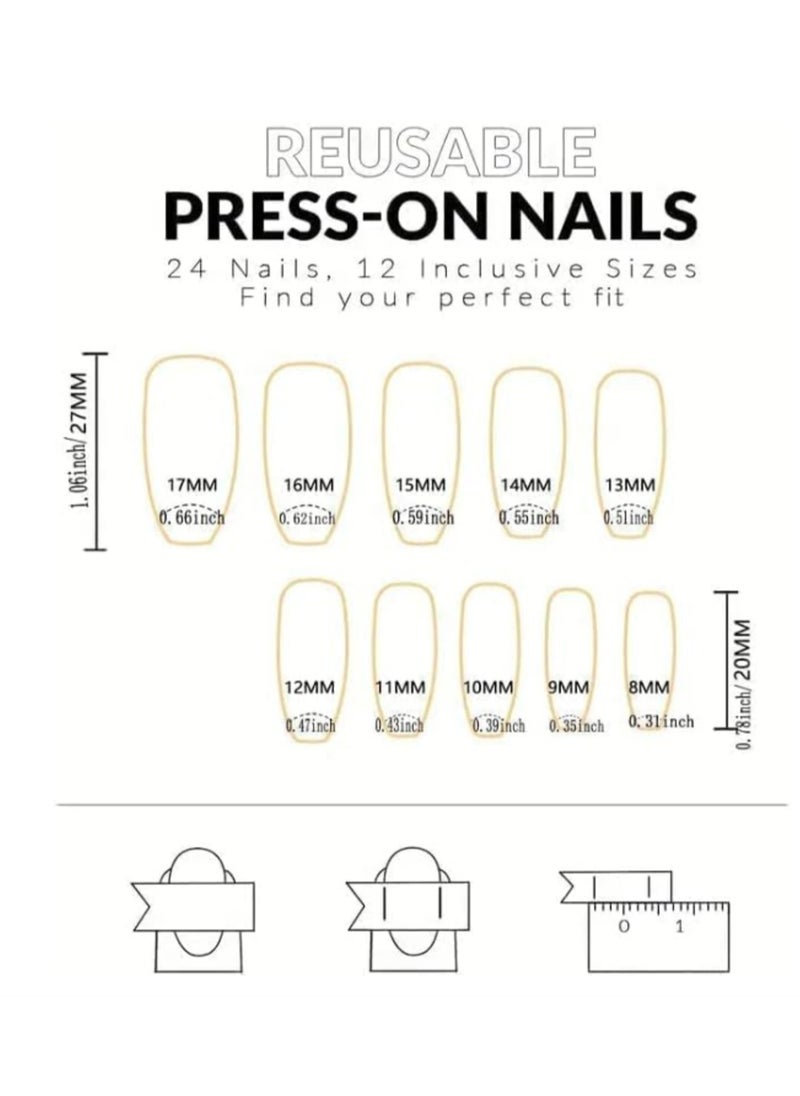 Abou Yousef Style - Abou Yousef Style Miss Jolly AY-SD-DZ01 False Nails - Image 1