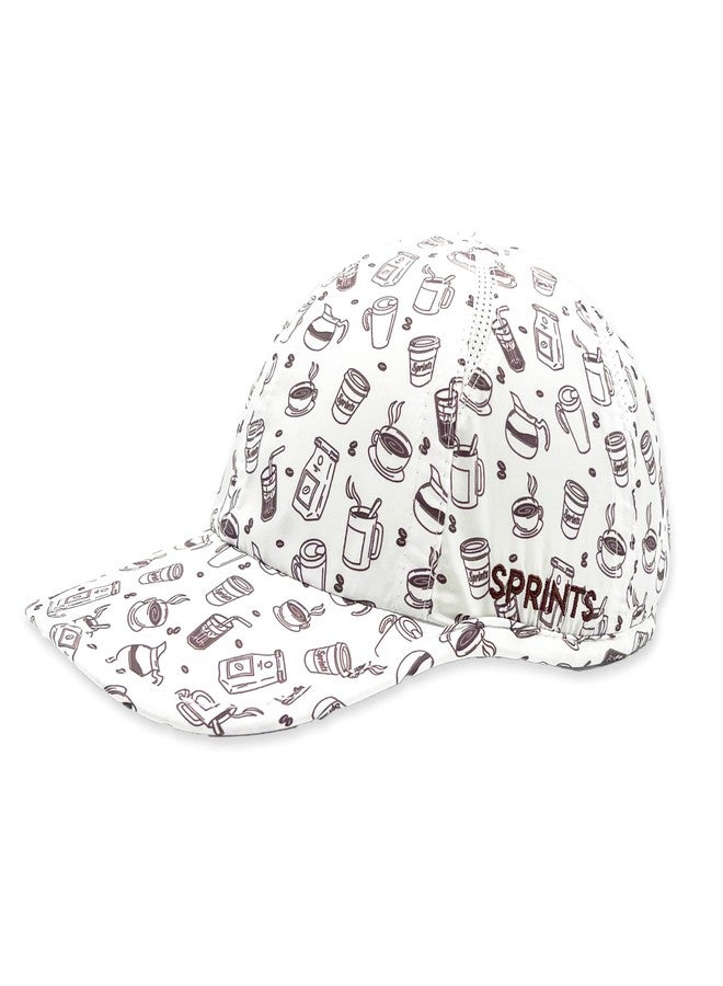 Sprints Race Day Performance Running Cap | The Lightweight, Quick Dry, Sport Hat, One Size, Unisex (Coffee Lovers) - Image 1