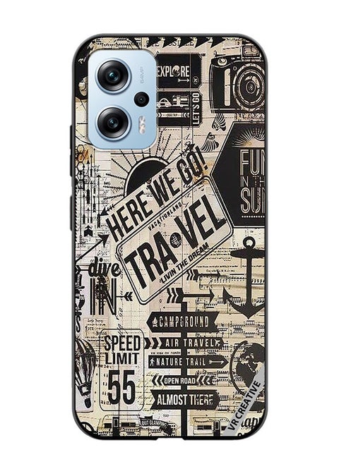 Protective Case Cover For Xiaomi Poco X4 GT Here We Go Travel Design Multicolour