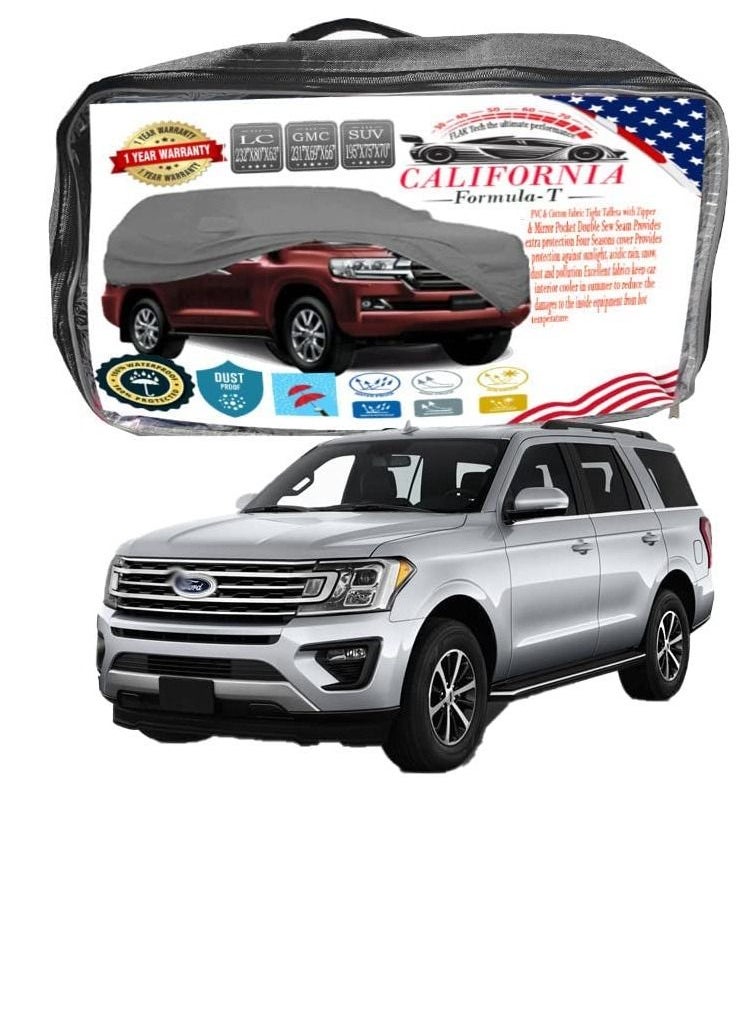 California formula-T California Car body Cover Windproof  Scratch Resistant Cover with Working Gloves  FORD EXPEDITION 