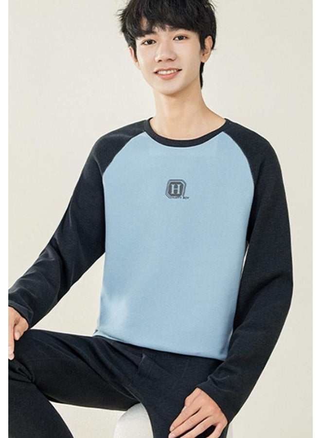 NIBEMINENT Teenager Boys Pajamas Winter Thermal Underwear Children's Clothing Sleepwear Cotton Pyjamas Sets - Image 1