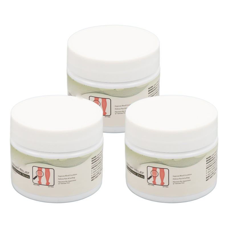 Varicose Veins Cream: 1.7 Oz Moisturizing Formula - Improve Blood Circulation Spider Veins Cream for Leg Care, Varicose Vein Relief - Image 2