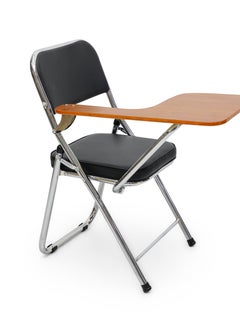 Multi Home Furniture Foldable Chair with Writing Pad and Padded Seat  - Image 3