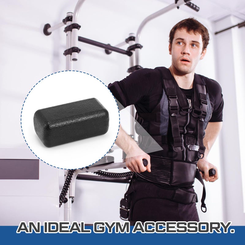 LEIFIDE 4 Pcs Iron Weights for Weighted Vest 2.6 lb Cast Iron Ingots for Elite Series Adjustable Weight Vest, Cardio & Strength Training Equipment - Image 5
