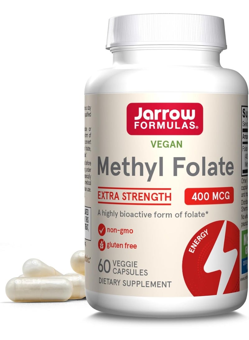 جارو فورملاز مكمل ميثيل فولات لدعم صحة القلب والأوعية الدموية والجهاز العصبي، 60 كبسولة، تكفي لمدة شهرين - Image 1