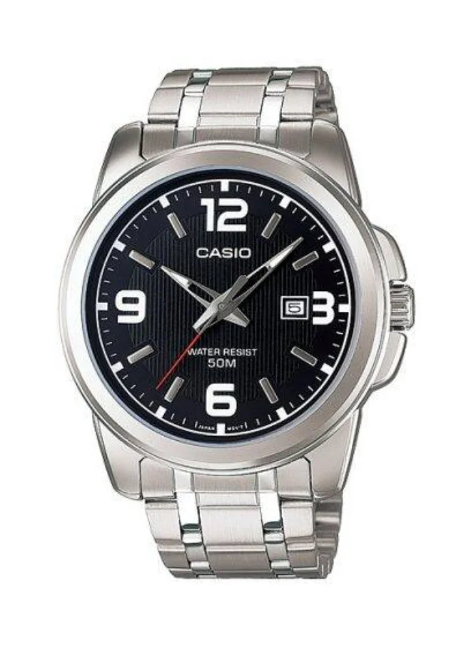 CASIO Women's Analog Display Watch With Silver Stainless Steel Strap - LTP-1314D-1A