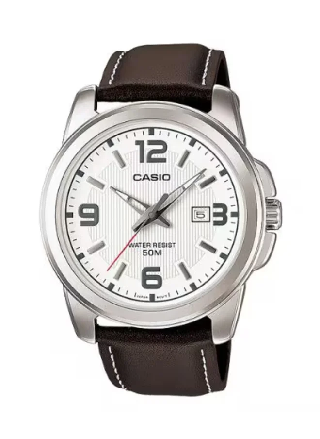 CASIO Women's Analog Display Watch With Silver Stainless Steel Strap - LTP-1314D-1A