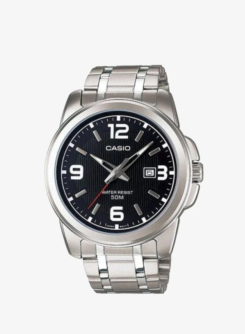 كاسيو Women's Analog Display Watch With Silver Stainless Steel Strap - LTP-1314D-1A