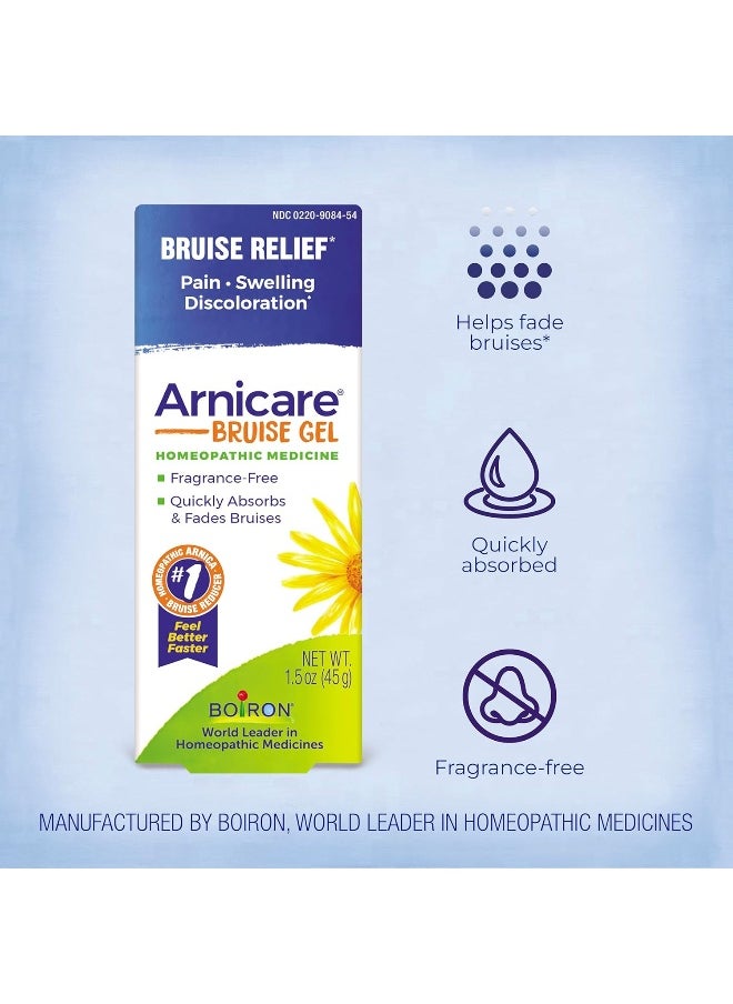 Boiron Arnicare Bruise Gel For Pain Relief From Bruising And Swelling Or Discoloration From Injury 1.5 Oz  - Image 3