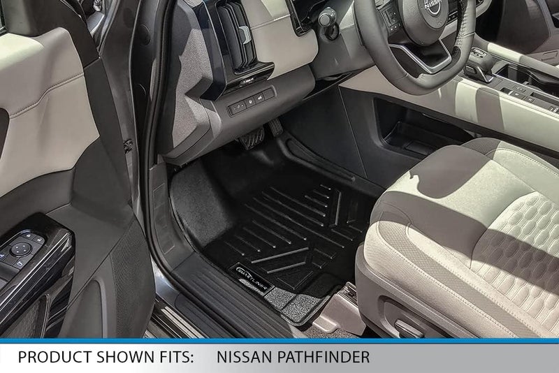 SMARTLINER Custom Fit Floor Mats and Cargo Liner Set for 2022-2023 Nissan Pathfinder (7 Passenger Models) - Image 2