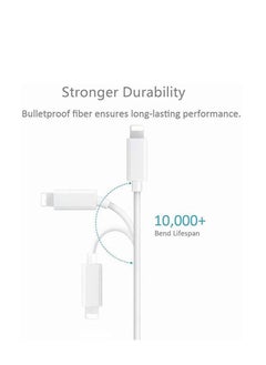 DUSALA Charger Lightning to USB Cable Compatible iPhone 13,Pro,max-12,pro,max-11,pro,max- XSMAX, XR, 8,plus  7,plus ,6plus,6s, iPad Pro,Air,Mini,iPod Touch  - Image 3