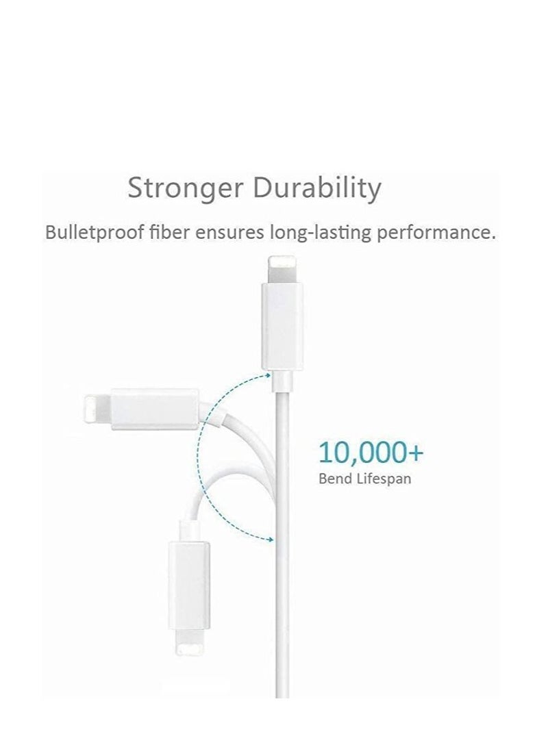 DUSALA Charger Lightning to USB Cable Compatible iPhone 13,Pro,max-12,pro,max-11,pro,max- XSMAX, XR, 8,plus  7,plus ,6plus,6s, iPad Pro,Air,Mini,iPod Touch - Image 3
