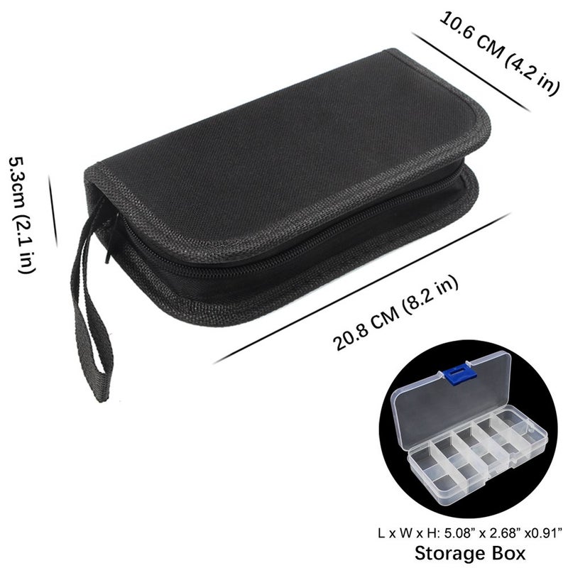 ADVcer Wood Rasp File Kit - 12 Assorted Small Metal Needle Files Set with Bristle Brush and Hand Strap Carrying Case (Rasps included 2 Sizes of Flat, Pointed Flat, Round, Half Round, Square, Triangle) - Image 5